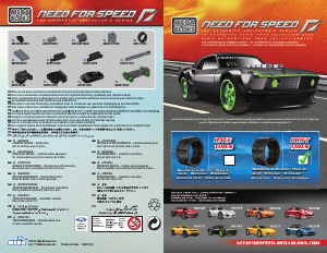 Handleiding Mega Bloks set 95775 Need For Speed Ford Mustang RTR-X