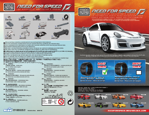 Priročnik Mega Bloks set 95774 Need For Speed Porsche 911 GT3 RS