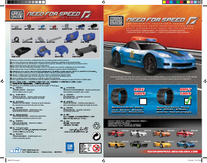 Bruksanvisning Mega Bloks set 95779 Need For Speed Chevrolet Corvette ZR1
