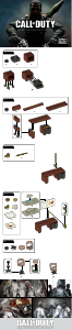 Manual Mega Bloks set DLC01 Call Of Duty Zombies office mob