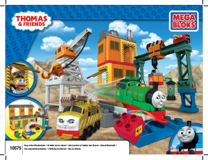 Manual Mega Bloks set 10575 Thomas and Friends Day at the dieselworks