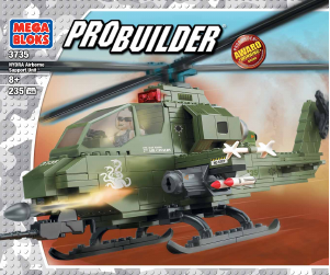 Manual Mega Bloks set 3735 Probuilder HYDRA Airborn Support Unit