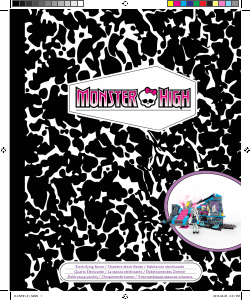 Manual Mega Bloks set CNF81 Monster High Electrifying room