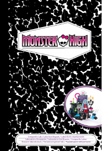 Manual Mega Bloks set CNJ02 Monster High Creeperific lab