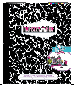 Manual Mega Bloks set DKY23 Monster High Biteology class