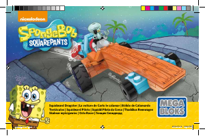 Handleiding Mega Bloks set DLB14 SpongeBob Squidward dragster