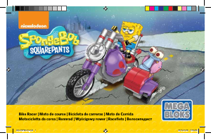 Manual Mega Bloks set CNF66 SpongeBob Bike racer
