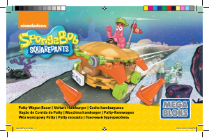 Handleiding Mega Bloks set CNF67 SpongeBob Patty wagon racer