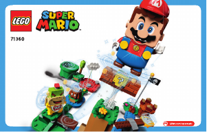 Käyttöohje Lego set 71360 Super Mario Seikkailut Marion kanssa -aloitusrata