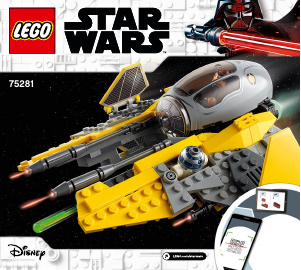 Manual Lego set 75281 Star Wars Anakins Jedi Interceptor