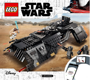 Bruksanvisning Lego set 75284 Star Wars Transportfartøyet til Knights of Ren