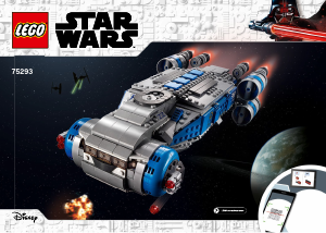 Bruksanvisning Lego set 75293 Star Wars Motstandsbevegelsens romferge