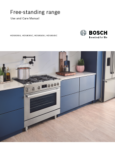 Mode d’emploi Bosch HDS8055U Cuisinière