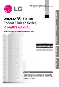 Manual LG ARNU24GB2G2 Air Conditioner