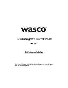 Bruksanvisning Wasco MM720CPB Mikrovågsugn