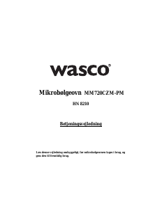 Bruksanvisning Wasco MM720CZM Mikrovågsugn