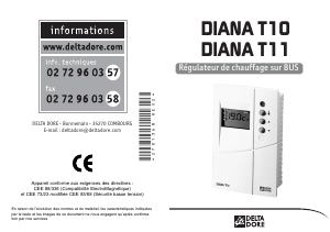 Mode d’emploi Delta Dore Diana T10 Thermostat