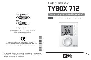 Mode d’emploi Delta Dore Tybox 712 Thermostat