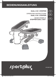 Bedienungsanleitung Sportplus SP-MSP-005 Stepper