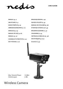 Manuale Nedis CSWL1C20CBK Videocamera di sorveglianza
