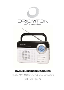 Manual de uso Brigmton BT-251-B Radio