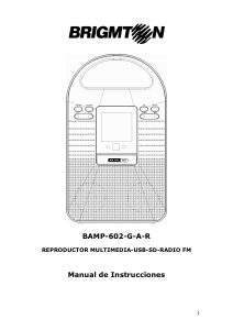 Manual Brigmton BAMP-602-R Speaker