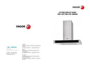 Hướng dẫn sử dụng Fagor CFB-1000AIX Mũ đầu bếp
