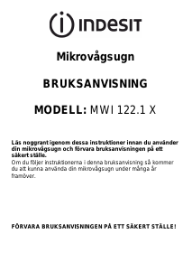 Bruksanvisning Indesit MWI 122.1 X Mikrovågsugn