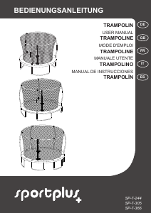 Bedienungsanleitung Sportplus SP-T-305 Trampolin