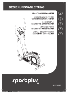 Mode d’emploi Sportplus SP-ET-9500-E Vélo elliptique