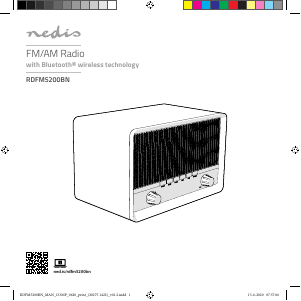 Bruksanvisning Nedis RDFM5200BN Radio