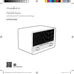 Bedienungsanleitung Nedis RDFM5200BN Radio