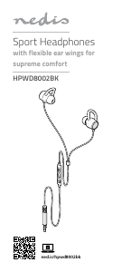 Εγχειρίδιο Nedis HPWD8002BK Ακουστικά