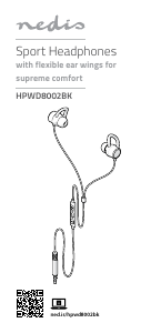 Használati útmutató Nedis HPWD8002BK Fejhallgató