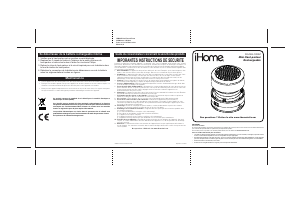 Mode d’emploi iHome iHM60 Haut-parleur