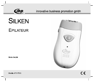 Mode d’emploi ibp AP 9 PB G Silken Epilateur