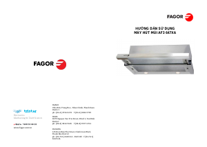 Hướng dẫn sử dụng Fagor AF3-647XA Mũ đầu bếp