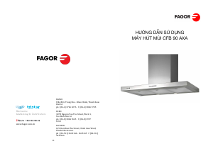 Hướng dẫn sử dụng Fagor CFB-90AXA Mũ đầu bếp