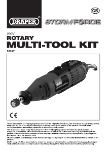 Handleiding Draper MT135SF57 Multitool