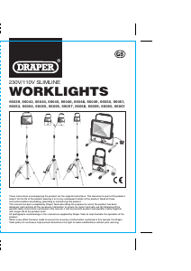 Handleiding Draper CL2X30T/B Lamp