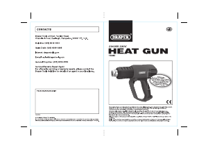 Manual Draper HG2000D Heat Gun