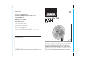 Handleiding Draper FAN7B Ventilator