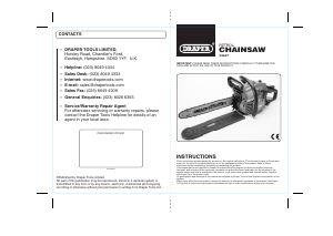 Manual Draper CSP3940 Chainsaw