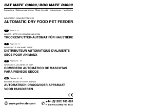 Bedienungsanleitung Dog Mate D3000 Futterautomat