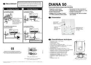 Mode d’emploi Delta Dore Diana 50 Thermostat
