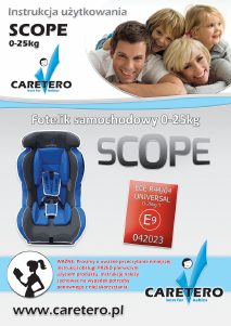 Instrukcja Caretero Scope Fotelik samochodowy