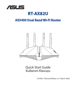 Manual de uso Asus RT-AX82U Router