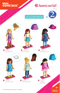 Handleiding Mega Construx set DRC65 American Girl Collectible figures