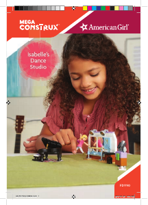 Handleiding Mega Construx set FDY90 American Girl Isabelles dance studio