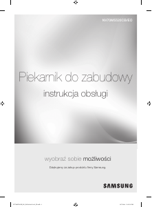 Instrukcja Samsung NV70M5520CB/EO Piekarnik